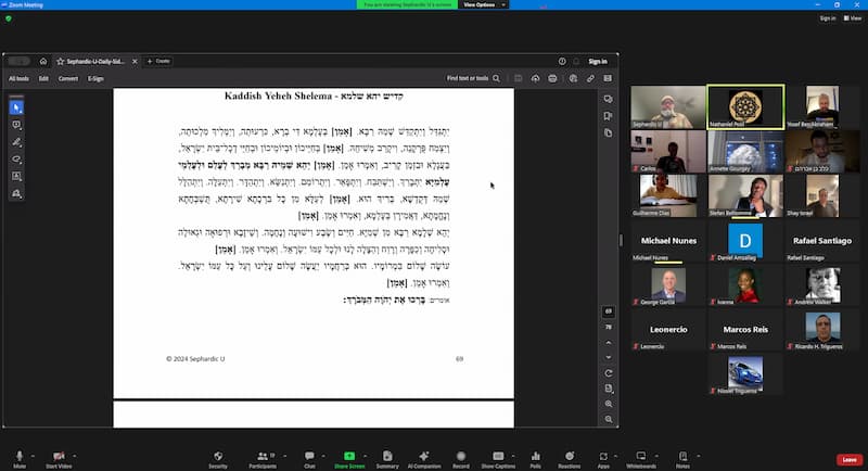 virtual minyan