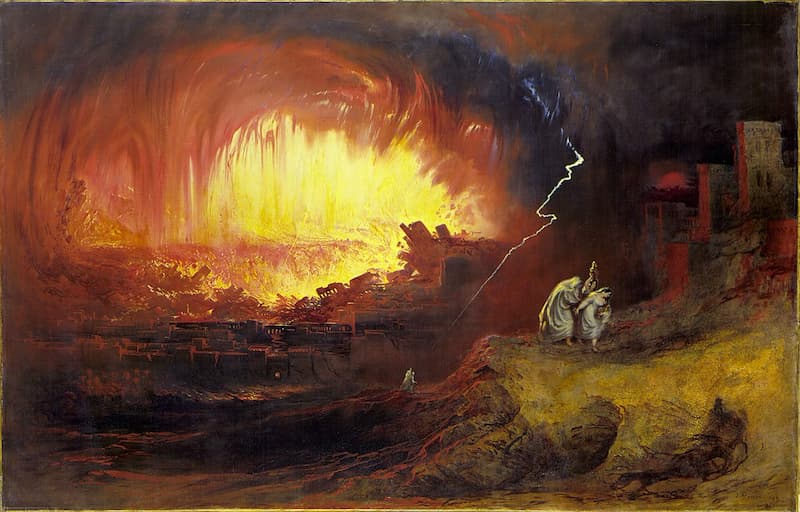The Destruction of Sodom and Gomorrah (1852 painting by John Martin)