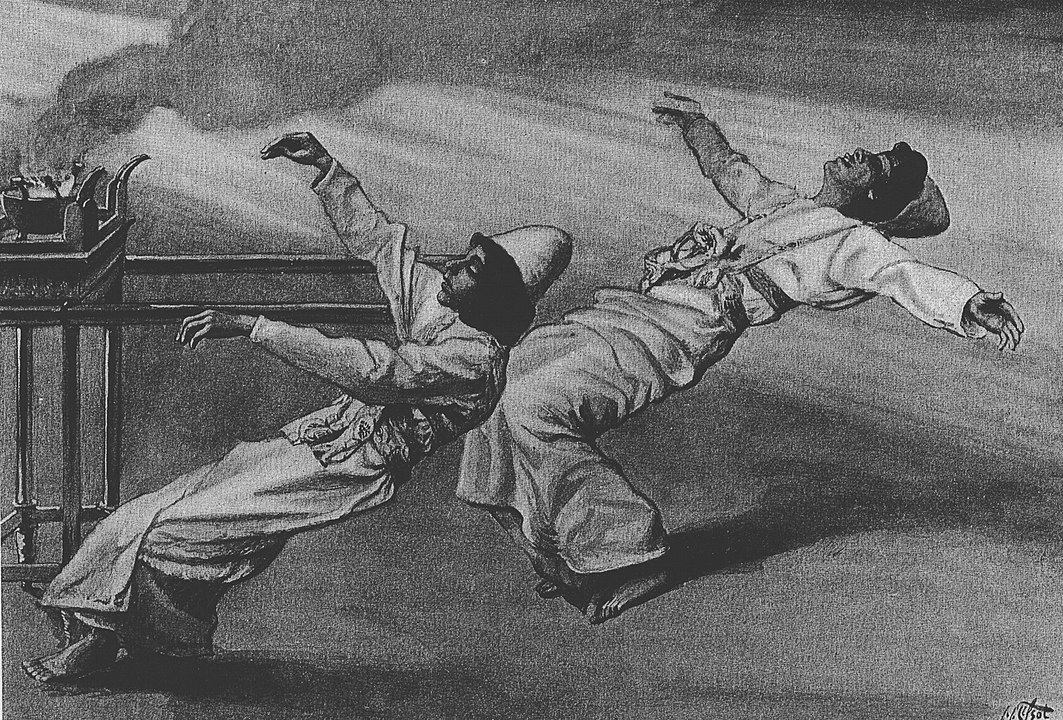 Parashat Shemini - The Two Priests Are Destroyed (watercolor circa 1896–1902 by James Tissot)