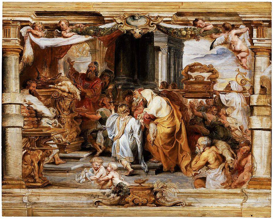 Parashat Vayikra The Sacrifice of the Old Covenant (painting by Peter Paul Rubens) image