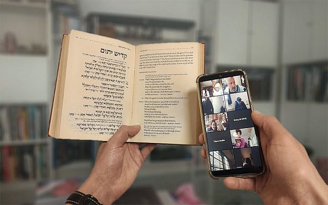 Sephardic U Virtual Minyan photo credit times of israel