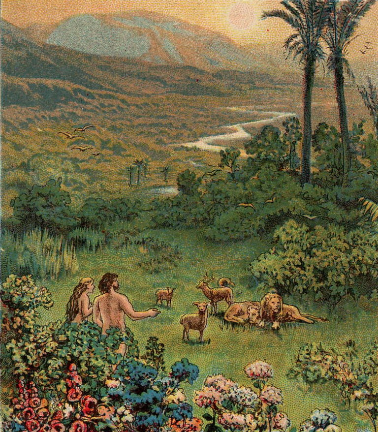 The Garden of Eden_Providence Lithograph 1906