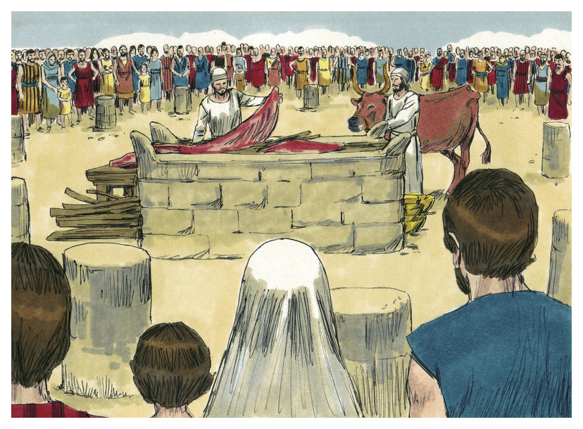 Vayikra Sprinkling of blood on the altar Jim Padgett 1984