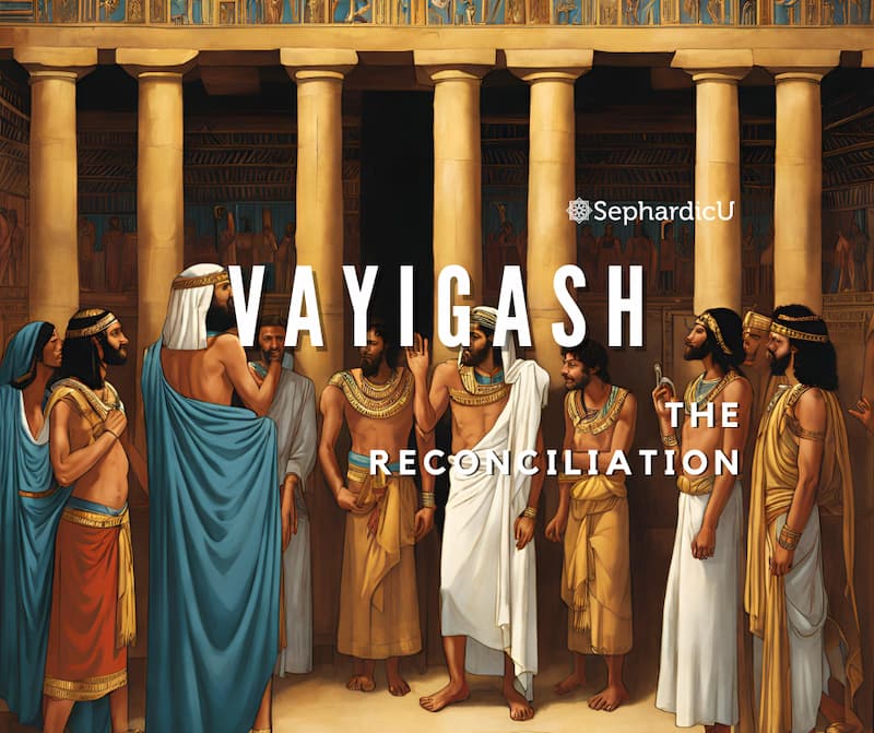 Parashat Vayigash Joseph's Reconciliation with his brothers