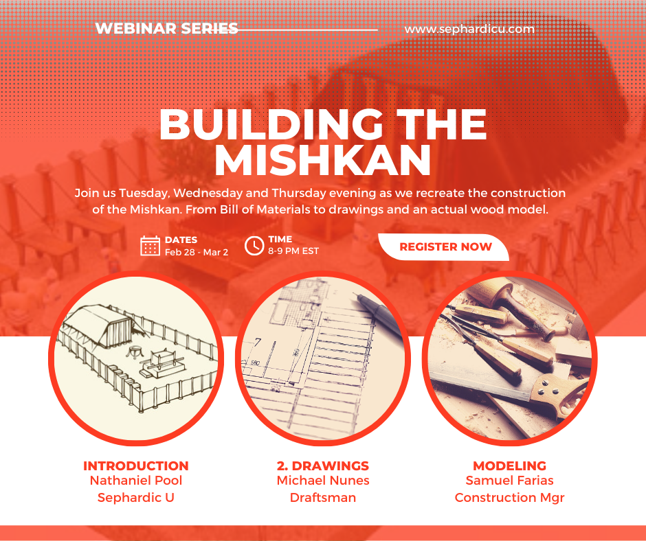 Webinar Building the Mishkan