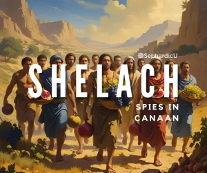the 12 spies in Canaan Parashat Shelach