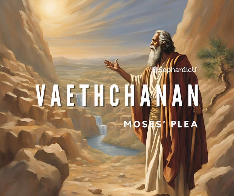 Parashat VaEtchanan - Moses' plea with God to enter the Promised Land