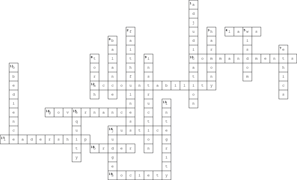 crossword puzzle parashat shofetim