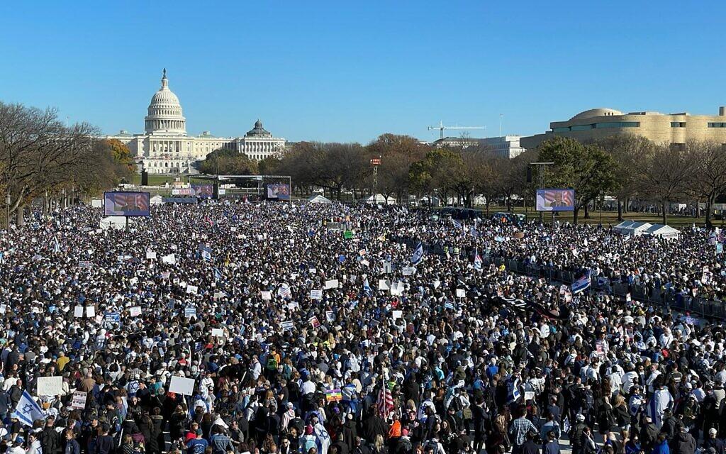 march for israel photo credit The Times of Israel