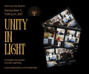 Unity in Light - A Global Hanukkah Candle Lighting