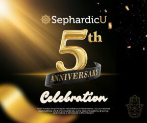Sephardic U 5 years