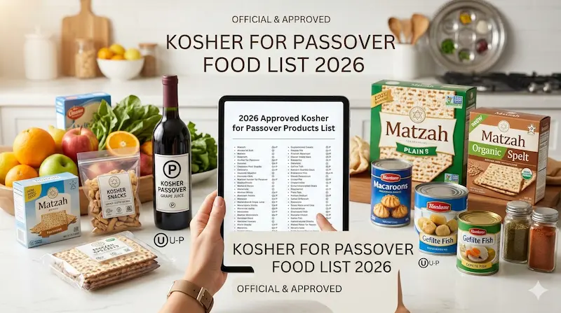 2026 Kosher For Passover Approved List