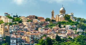 a beautiful cityscape of Sephardic Algeria