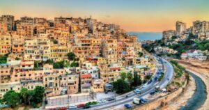 Lebanon View of Tripoli, the Second-Largest City in Lebanon