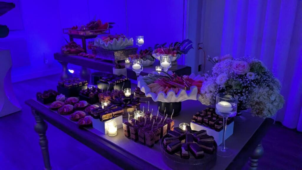 Moroccan wedding sweets table
