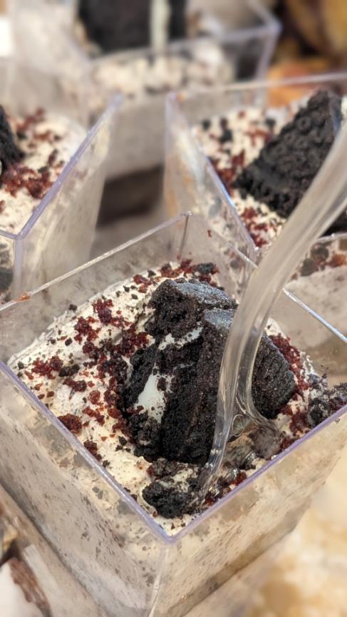 Moroccan sephardic wedding desserts mousse