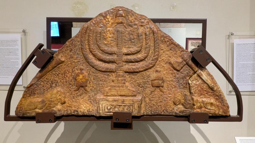 Artifacts from the Jewish Museum at the Great Synagogue of Rome 1