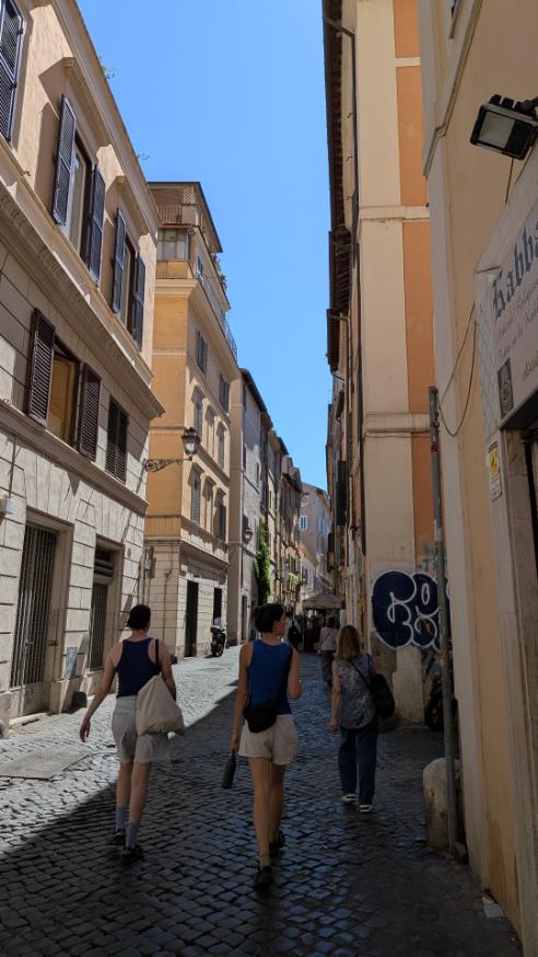 The Jewish Quarter in Rome Italy