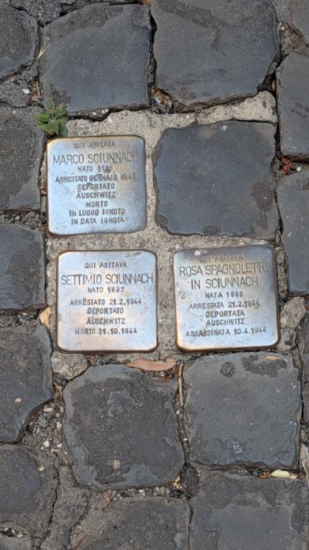 Stolpersteine Rome Italy