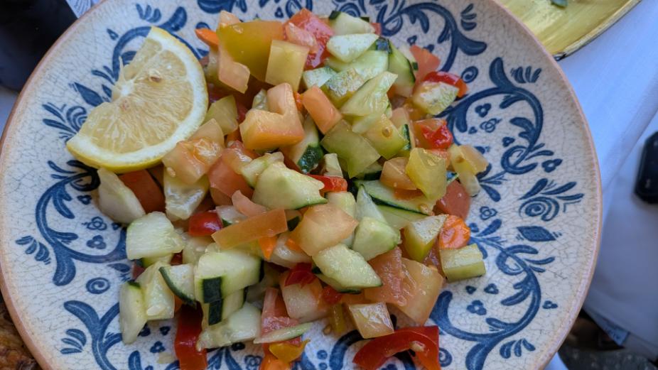 La Baghetto take on Israeli Salad