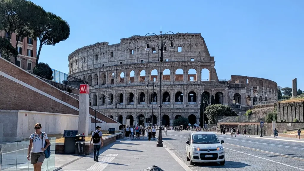 The Colloseum in Rome Italy
