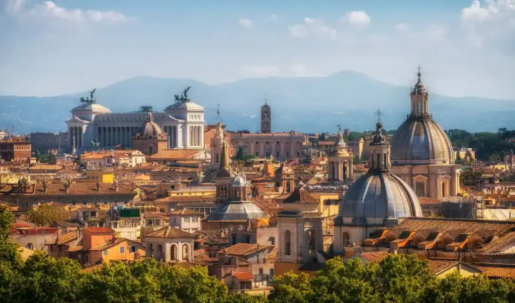 cityscape of Rome Italy