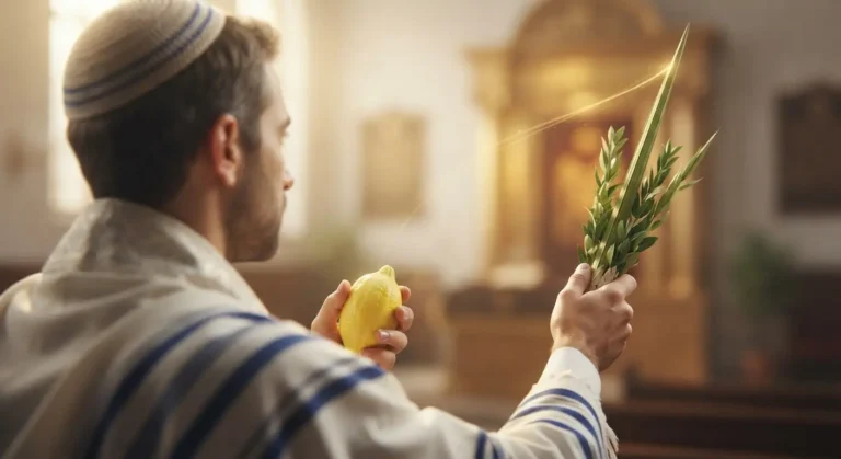 How to wave the lulav and Etrog Sephardic tradition