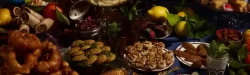 Sephardic cuisine - mimouna table from Gabe and Gina Stulman